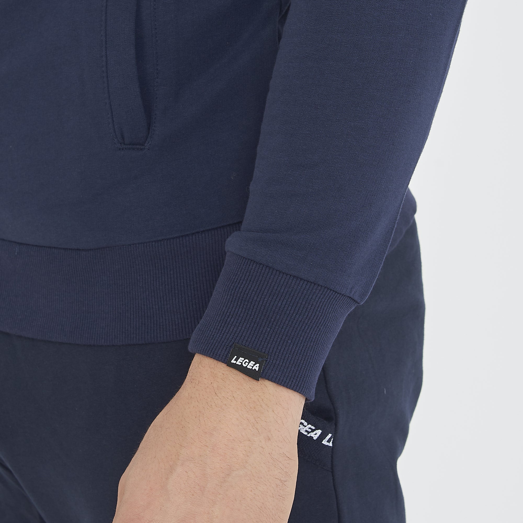 Giacca con zip e cappuccio in cotone Maya - oversize