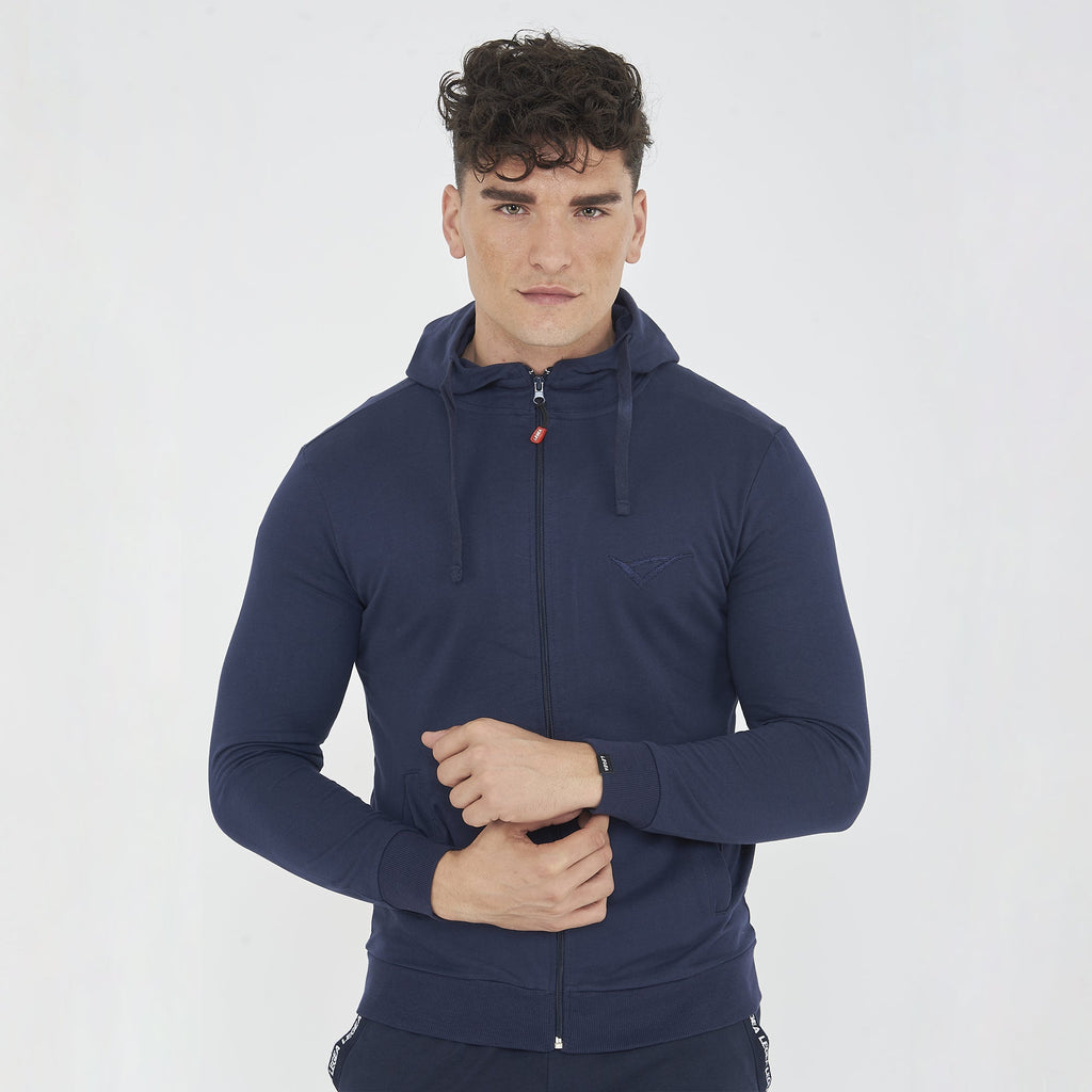 Giacca con zip e cappuccio in cotone Maya - oversize