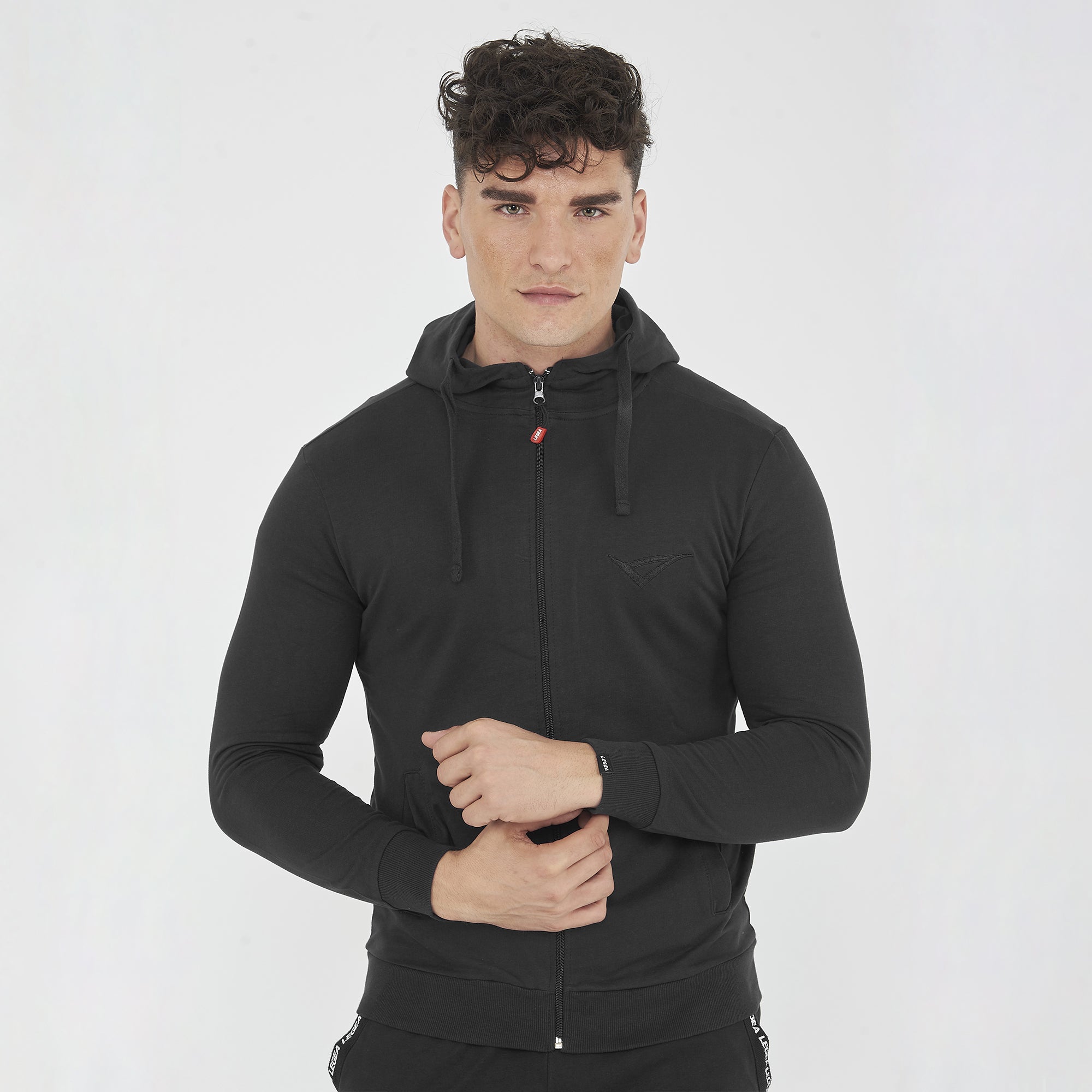 Giacca con zip e cappuccio in cotone Maya - oversize