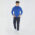 Felpa leggera in cotone con zip e cappuccio Raya