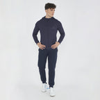 Felpa leggera in cotone con zip e cappuccio Raya