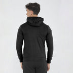 Felpa leggera in cotone con zip e cappuccio Raya