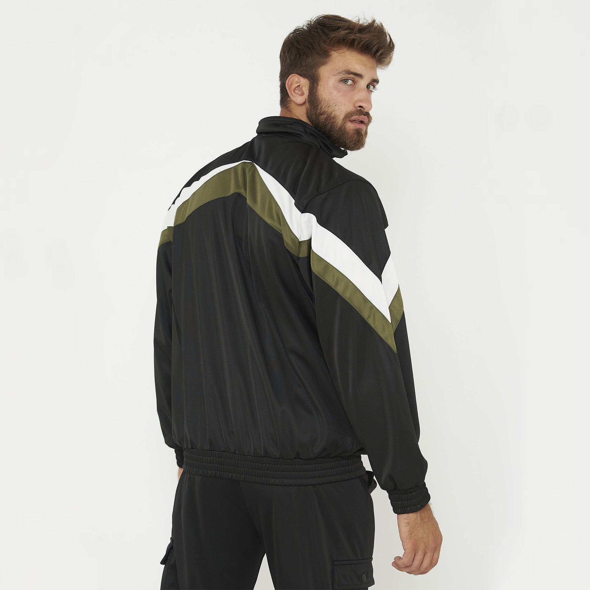 Giacca con zip modello vintage Loose