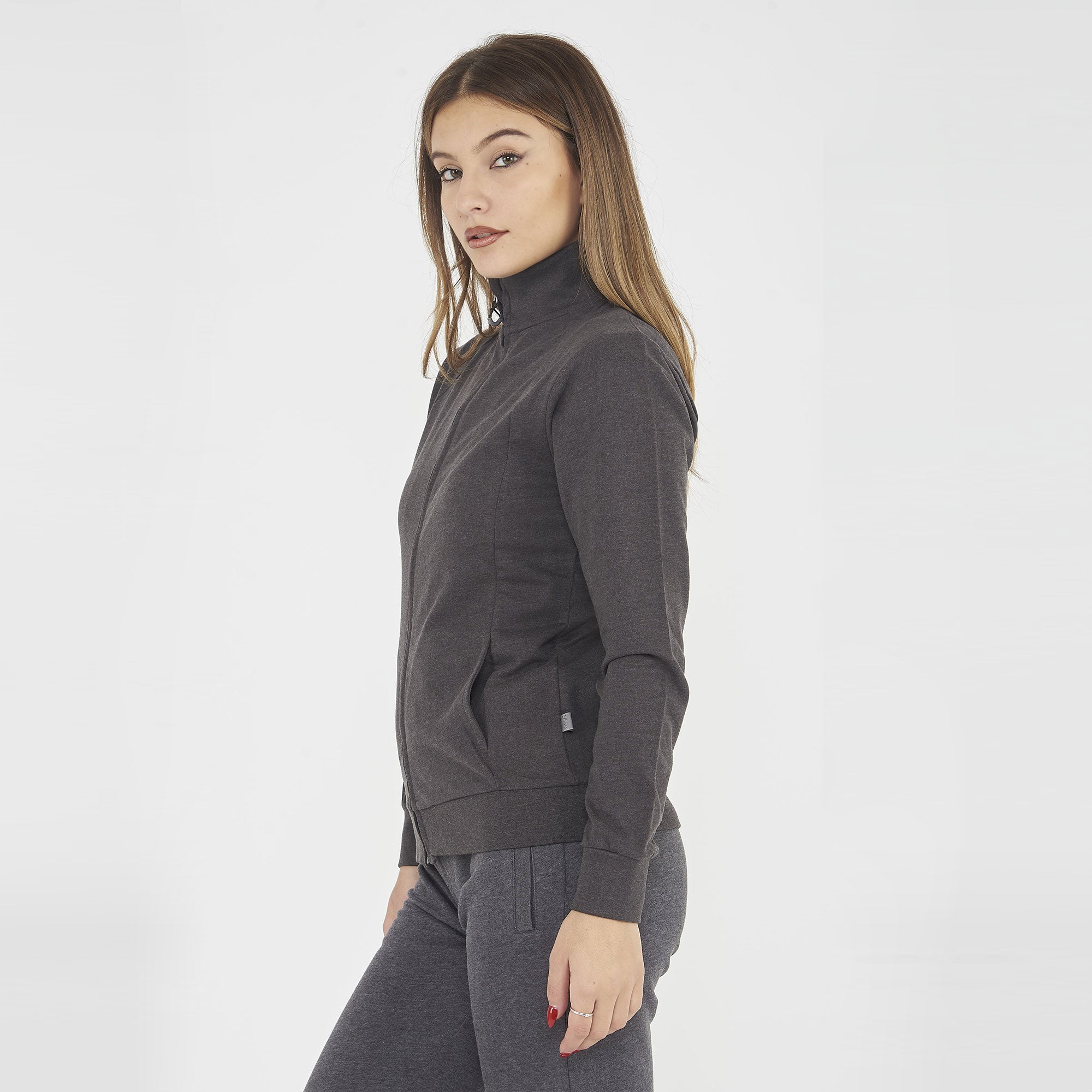 Felpa sportiva leggera con zip Ridaka