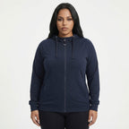 Giacca sportiva leggera con zip e cappuccio Dair - oversize
