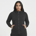 Giacca sportiva leggera con zip e cappuccio Dair - Nero - 3XL - oversize