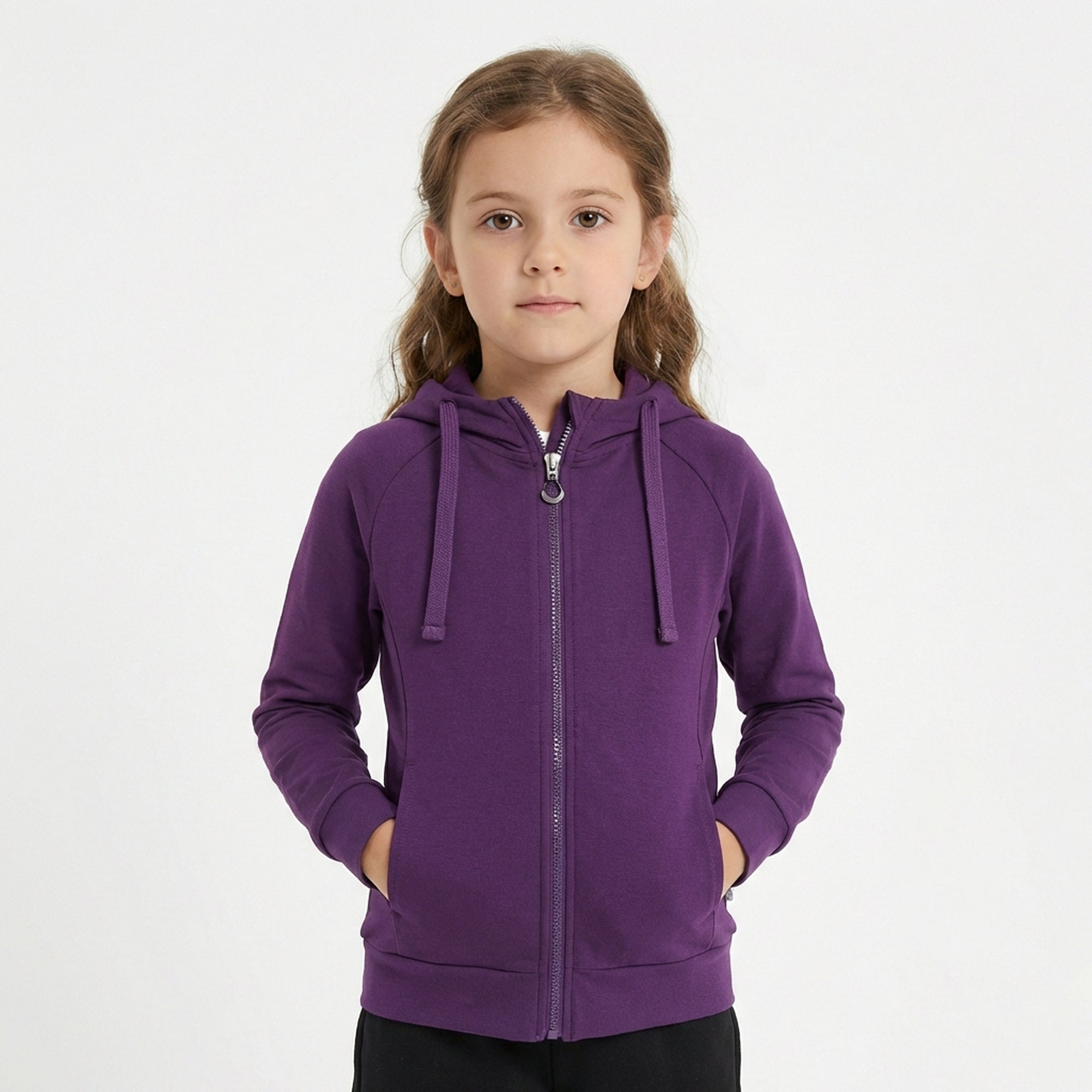 Dair lightweight zip-up hooded sports jacket