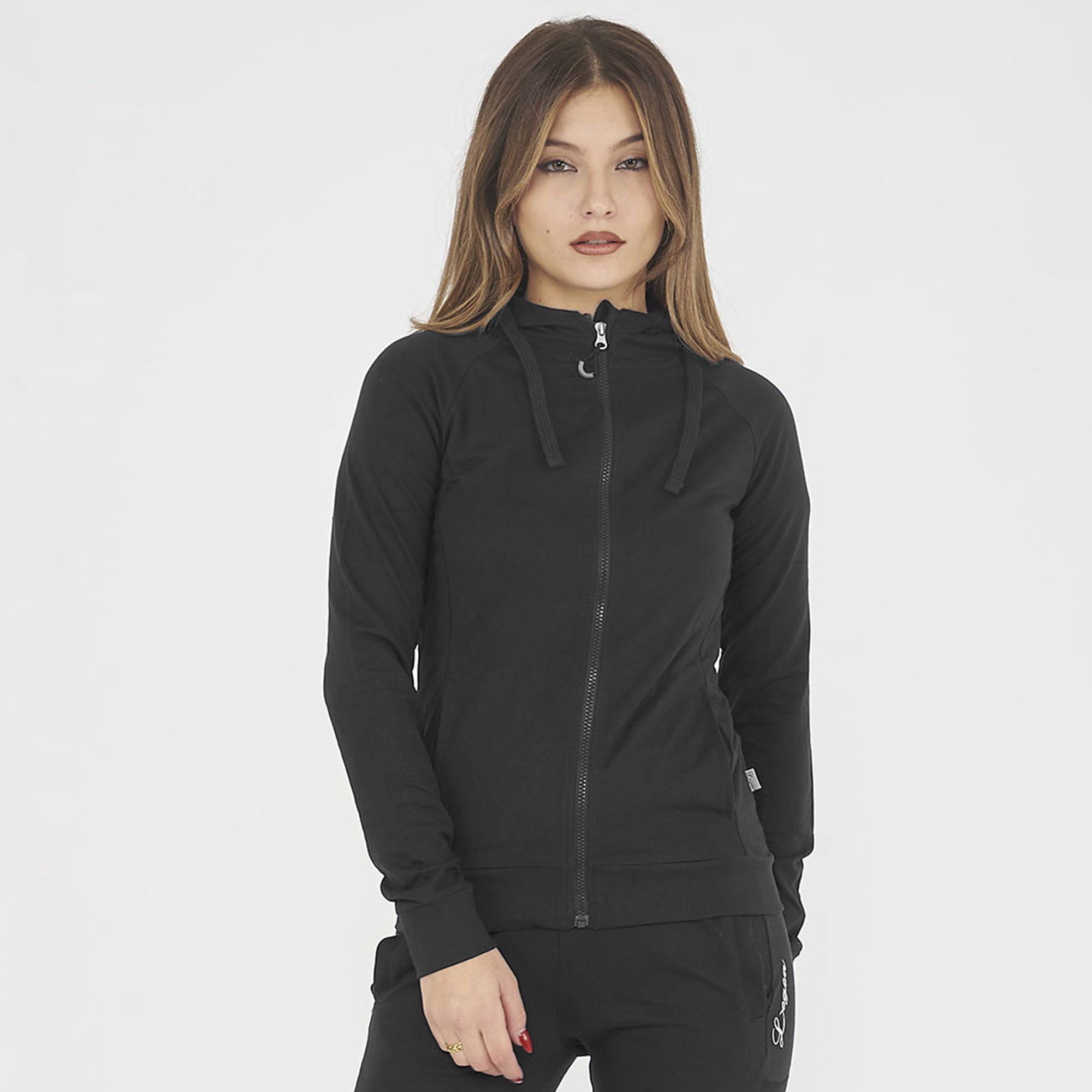 Giacca sportiva leggera con zip e cappuccio Dair