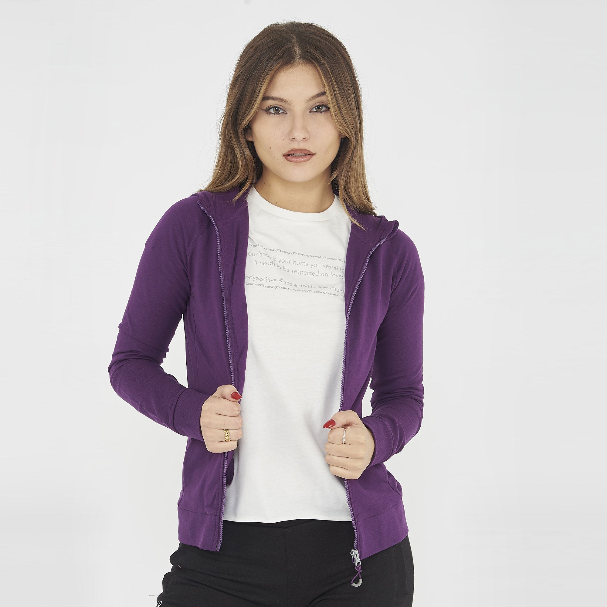Chaqueta deportiva ligera con capucha y cremallera Dair