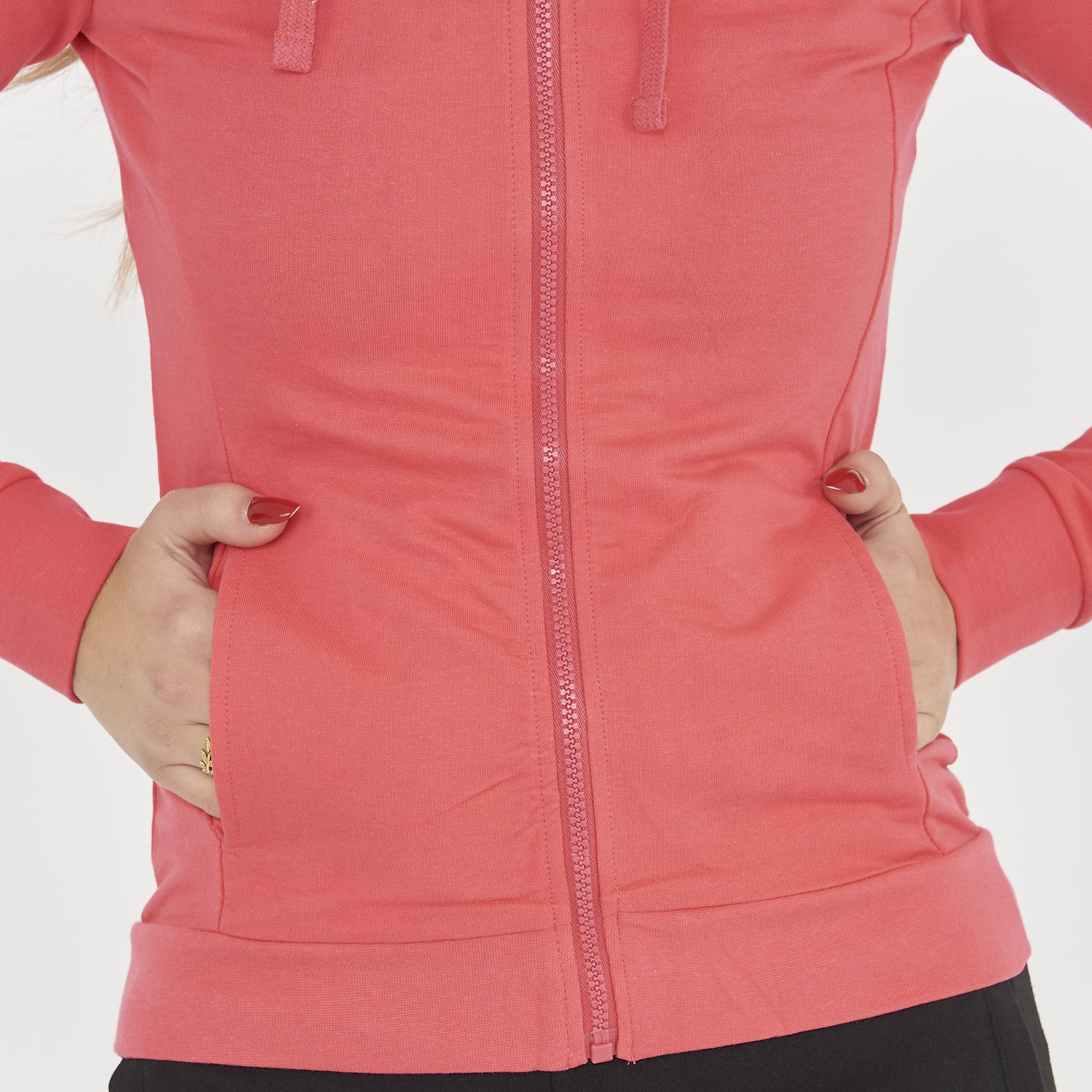 Giacca sportiva leggera con zip e cappuccio Dair