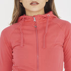 Giacca sportiva leggera con zip e cappuccio Dair