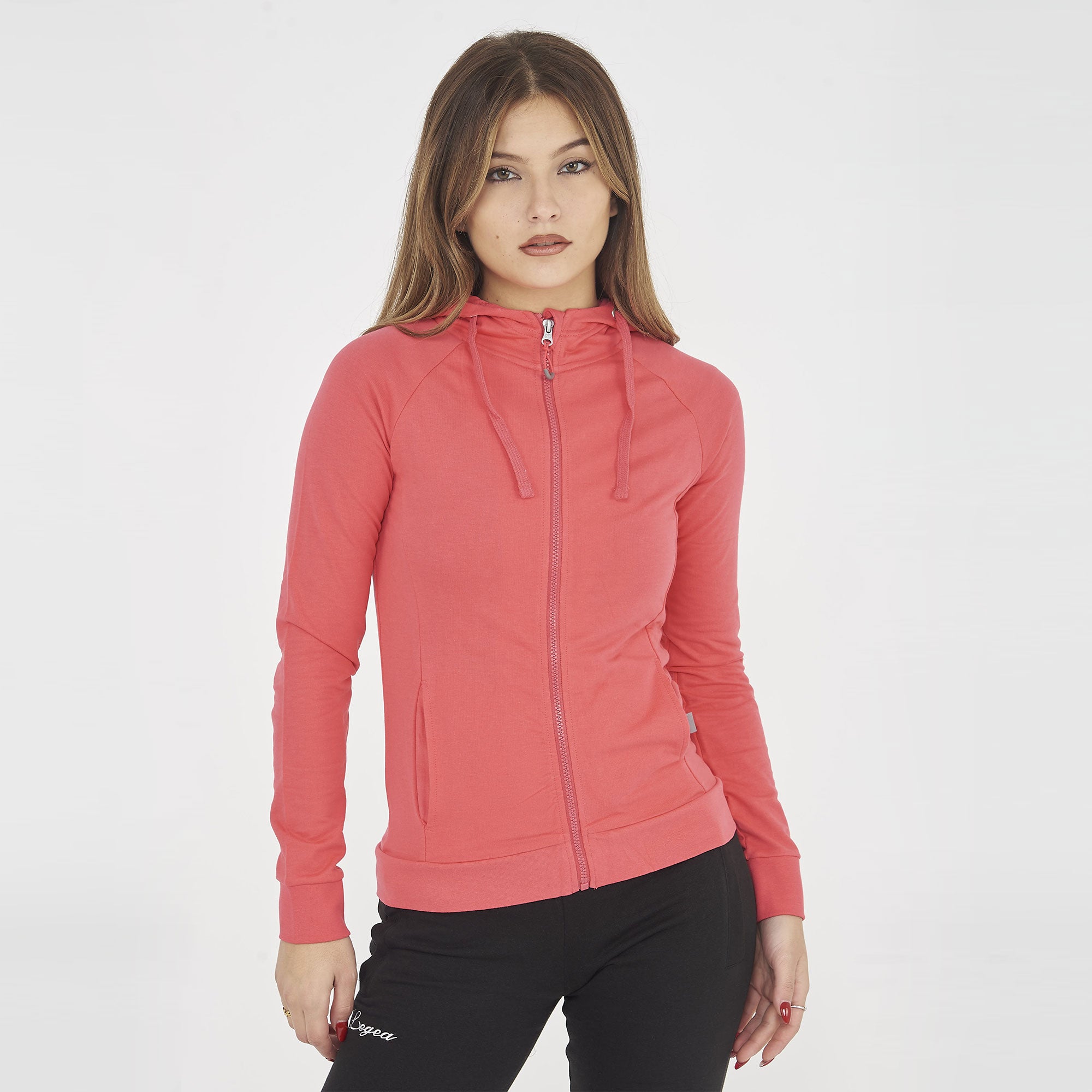 Giacca sportiva leggera con zip e cappuccio Dair