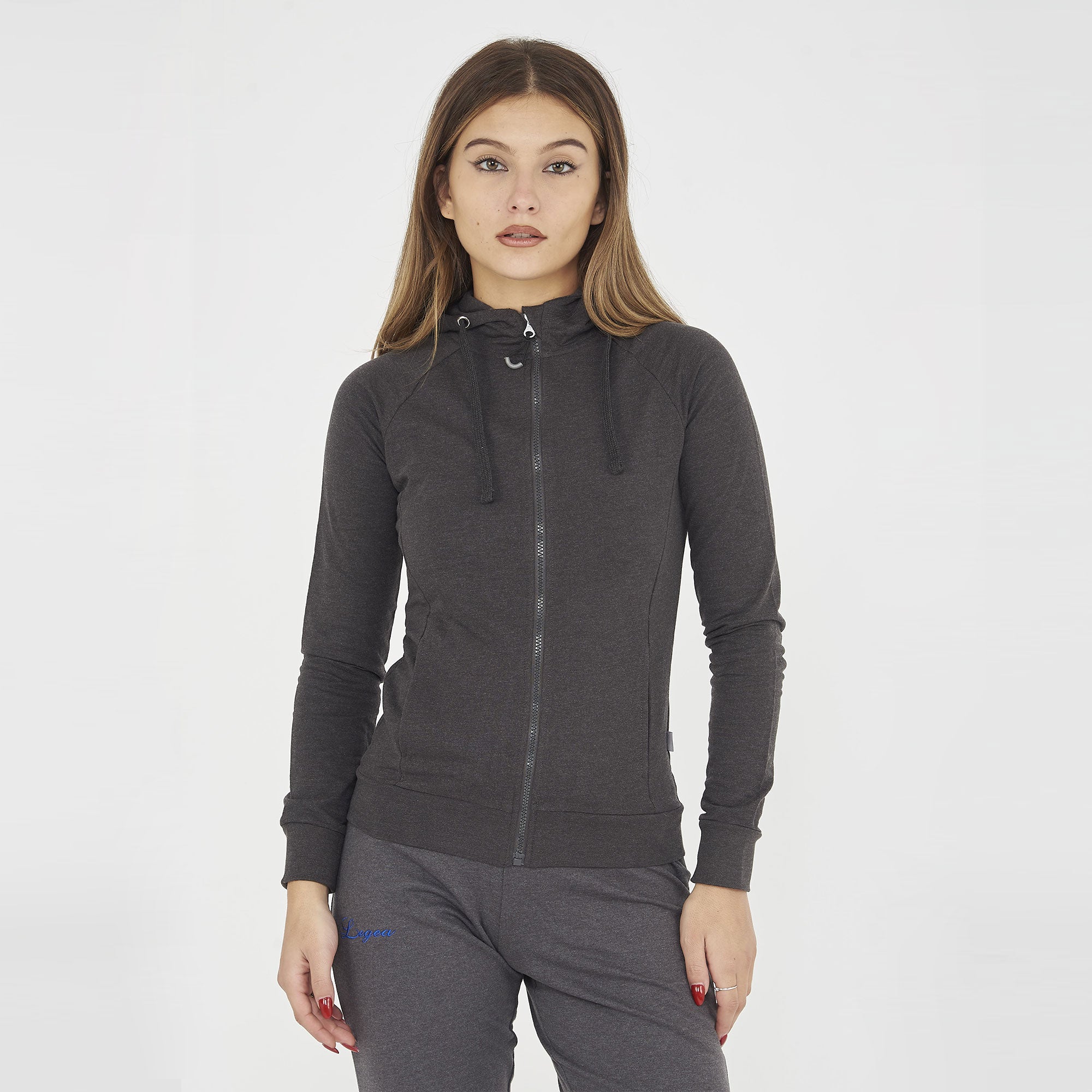 Giacca sportiva leggera con zip e cappuccio Dair