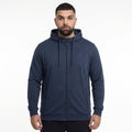 Giacca sportiva in cotone con cappuccio Sail - Blu - 4XL - oversize