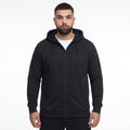 Giacca sportiva in cotone con cappuccio Sail - Nero - 3XL - oversize