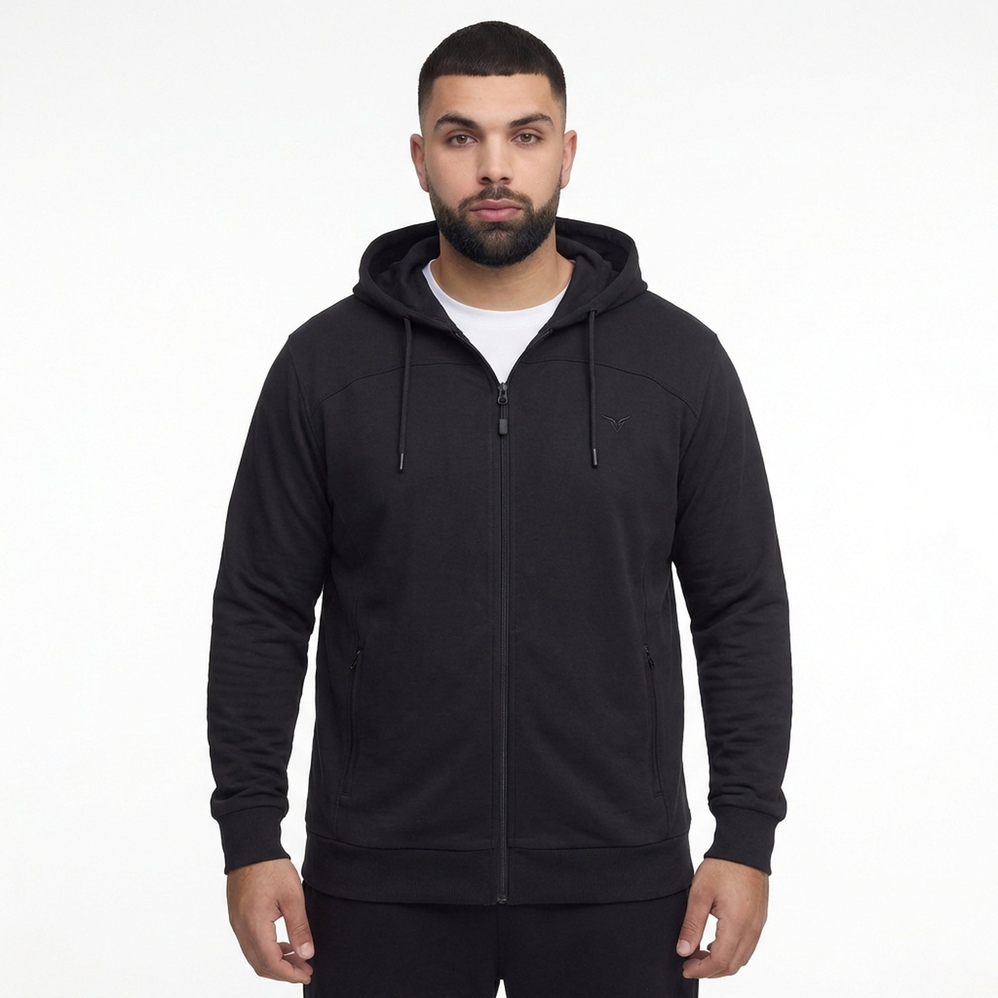 Sail Hooded Cotton Sports Jacket - Oversized