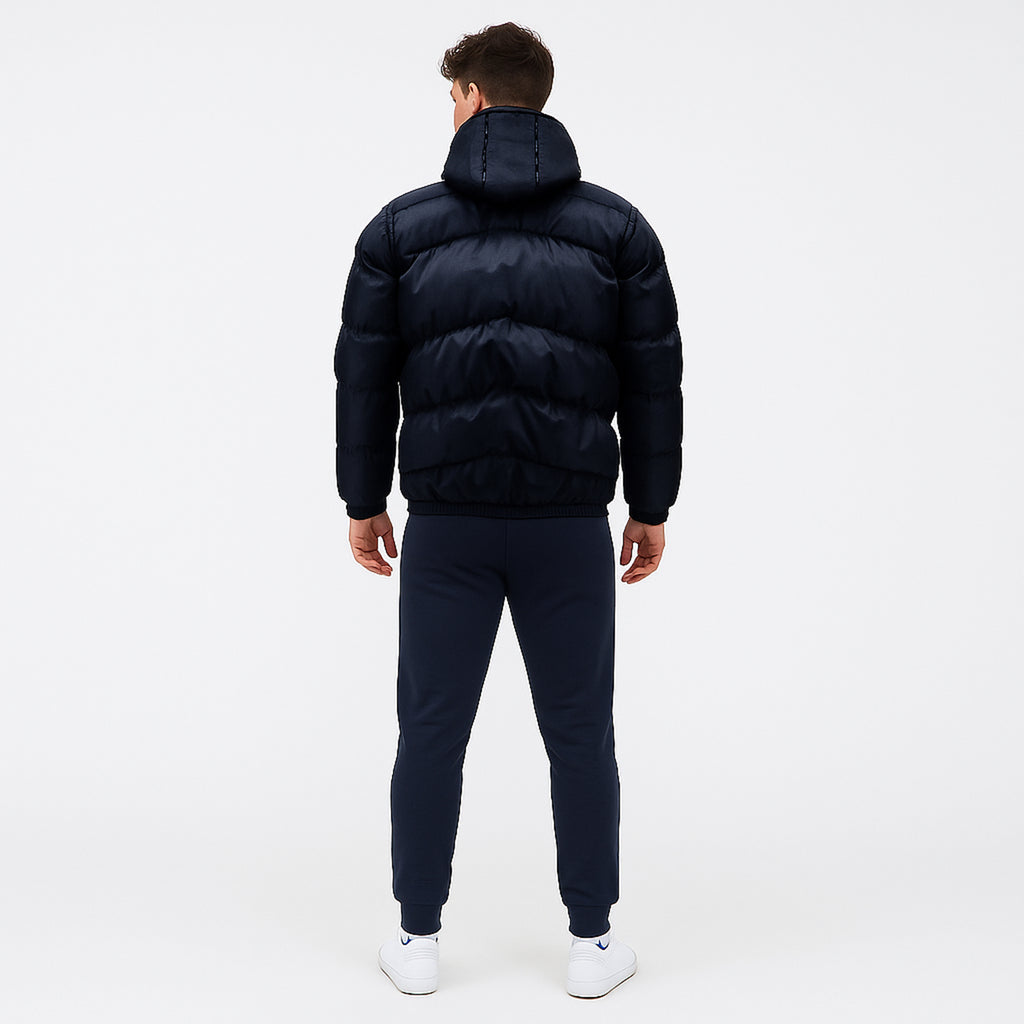 Giubbotto trasformabile lucido da uomo Quebec Shine - oversize