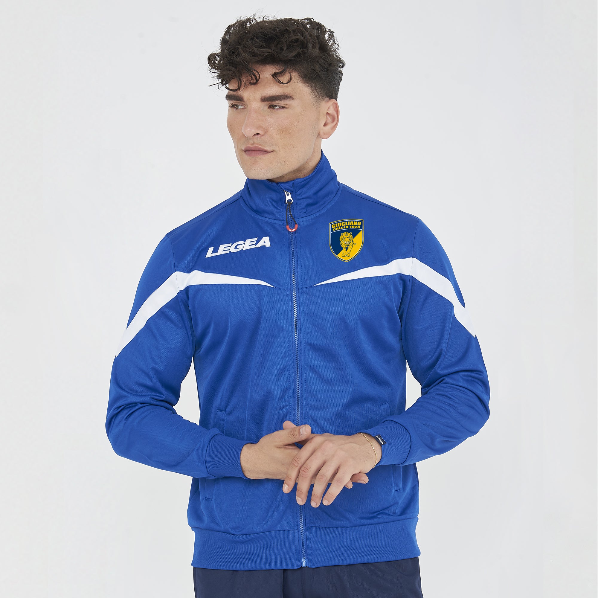 Giacca allenamento azzurra - Giugliano Calcio