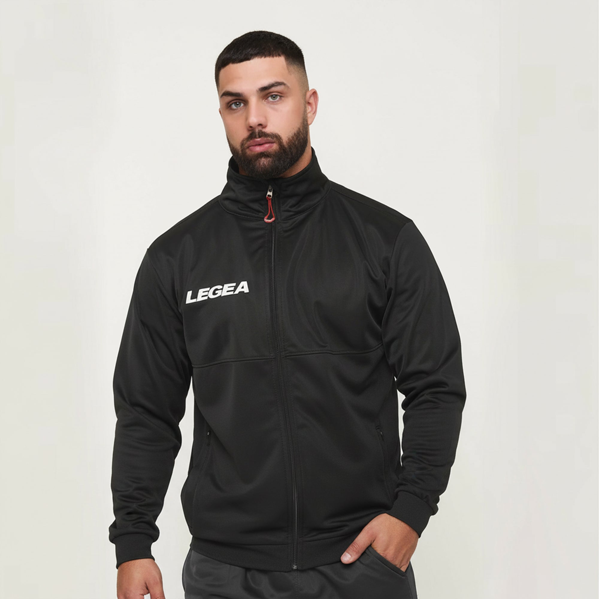 Giacca sportiva con zip in poliestere Cuba - oversize