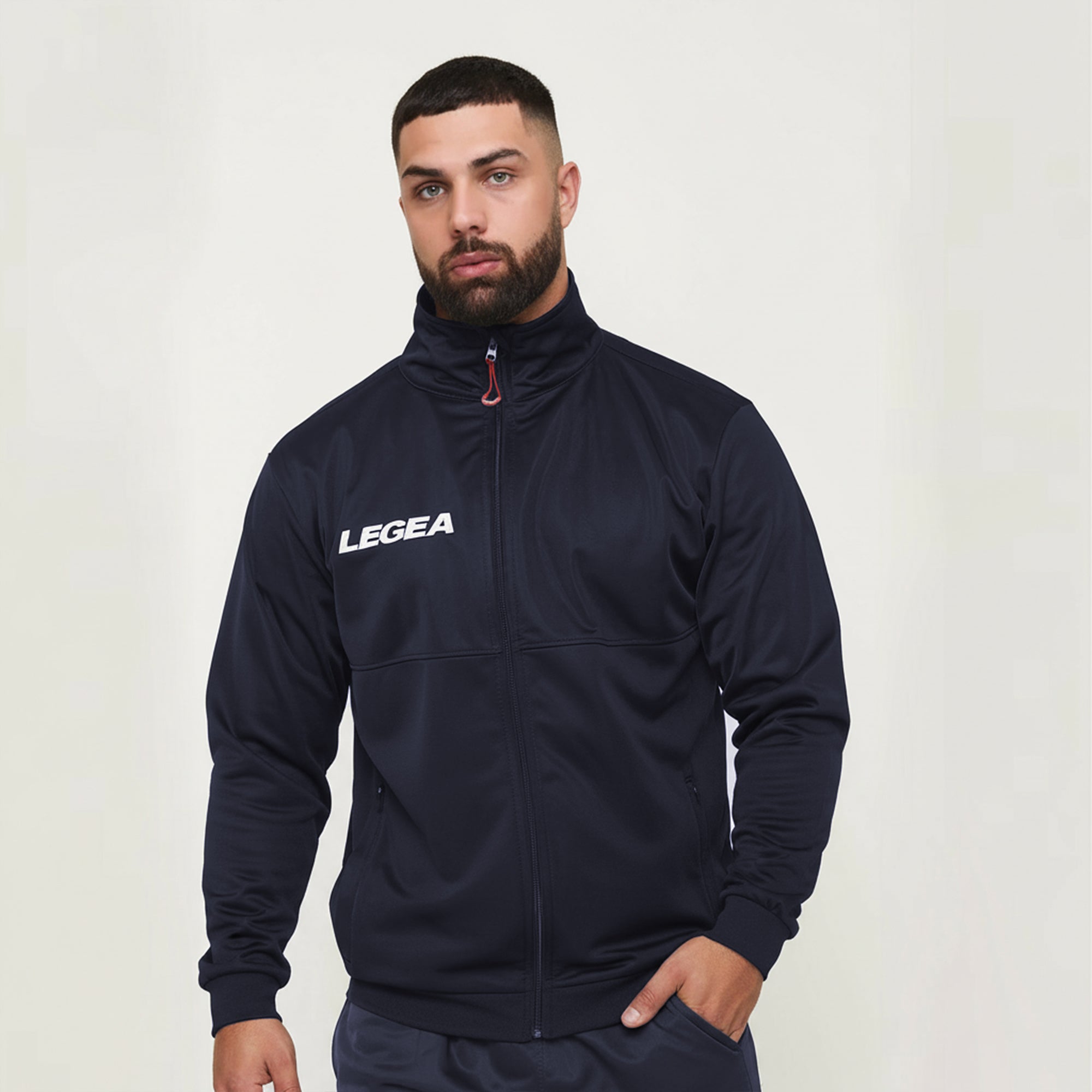 Giacca sportiva con zip in poliestere Cuba - oversize