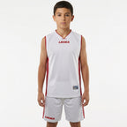 Kit da basket Chicago bianco rosso - bambini