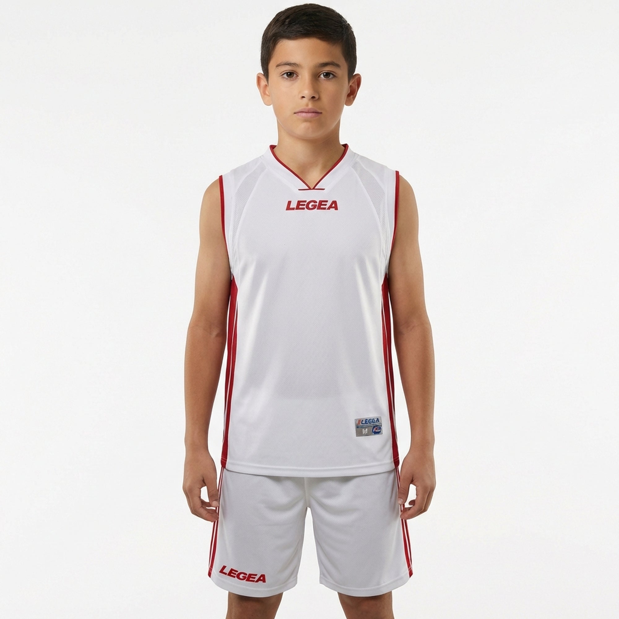 Kit da basket Chicago bianco rosso - bambini