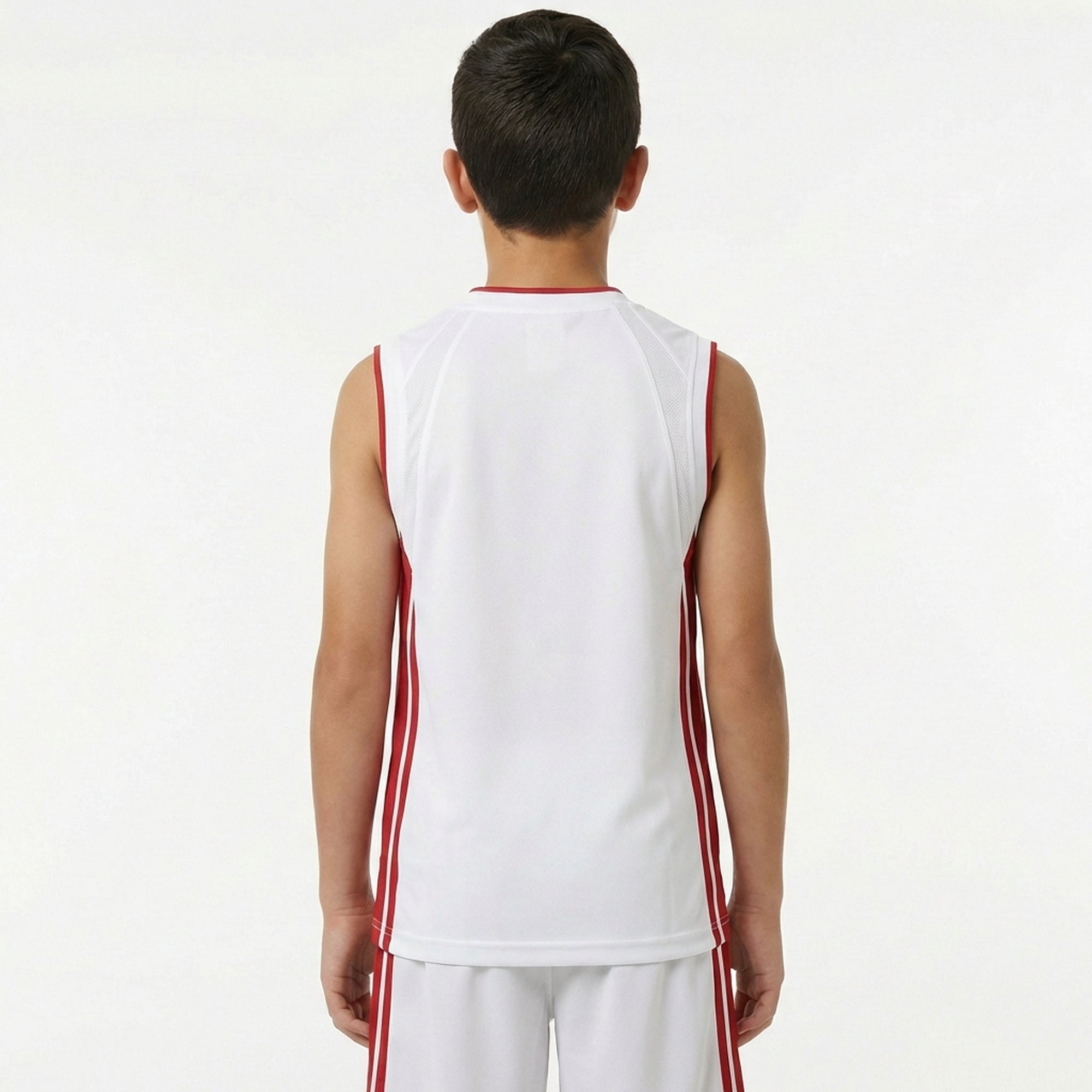 Kit da basket Chicago bianco rosso - bambini