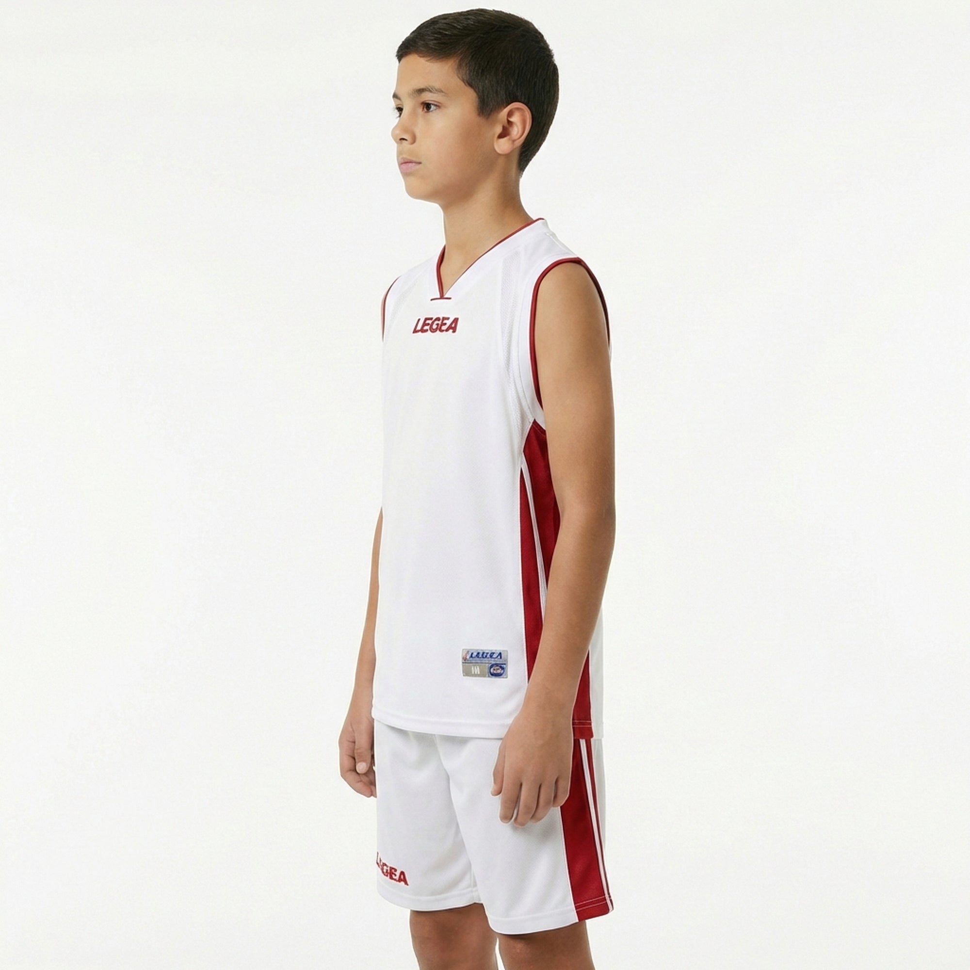 Kit da basket Chicago bianco rosso - bambini