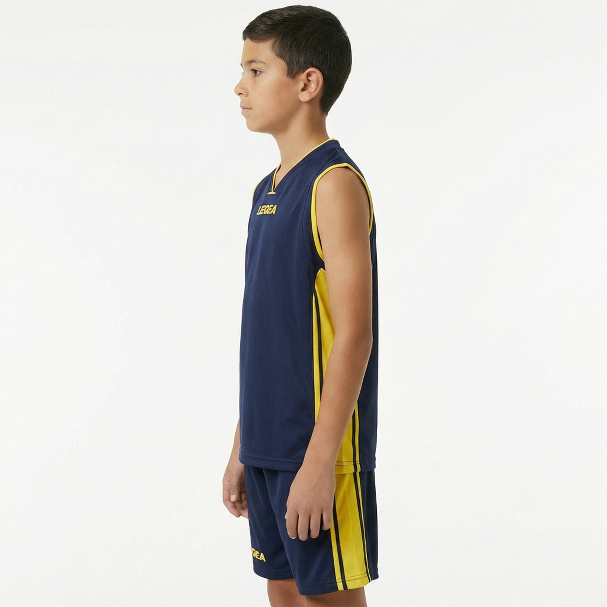 Basketkit Chicago blauw geel - kinderen