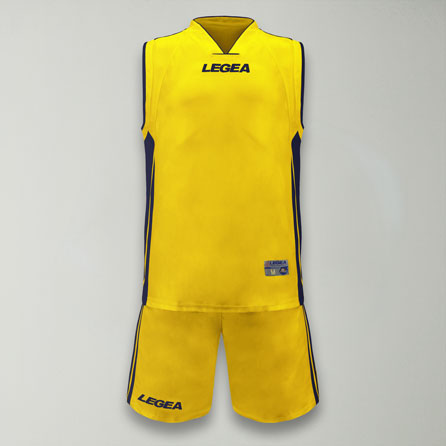 Kit da basket Chicago giallo blu - bambini