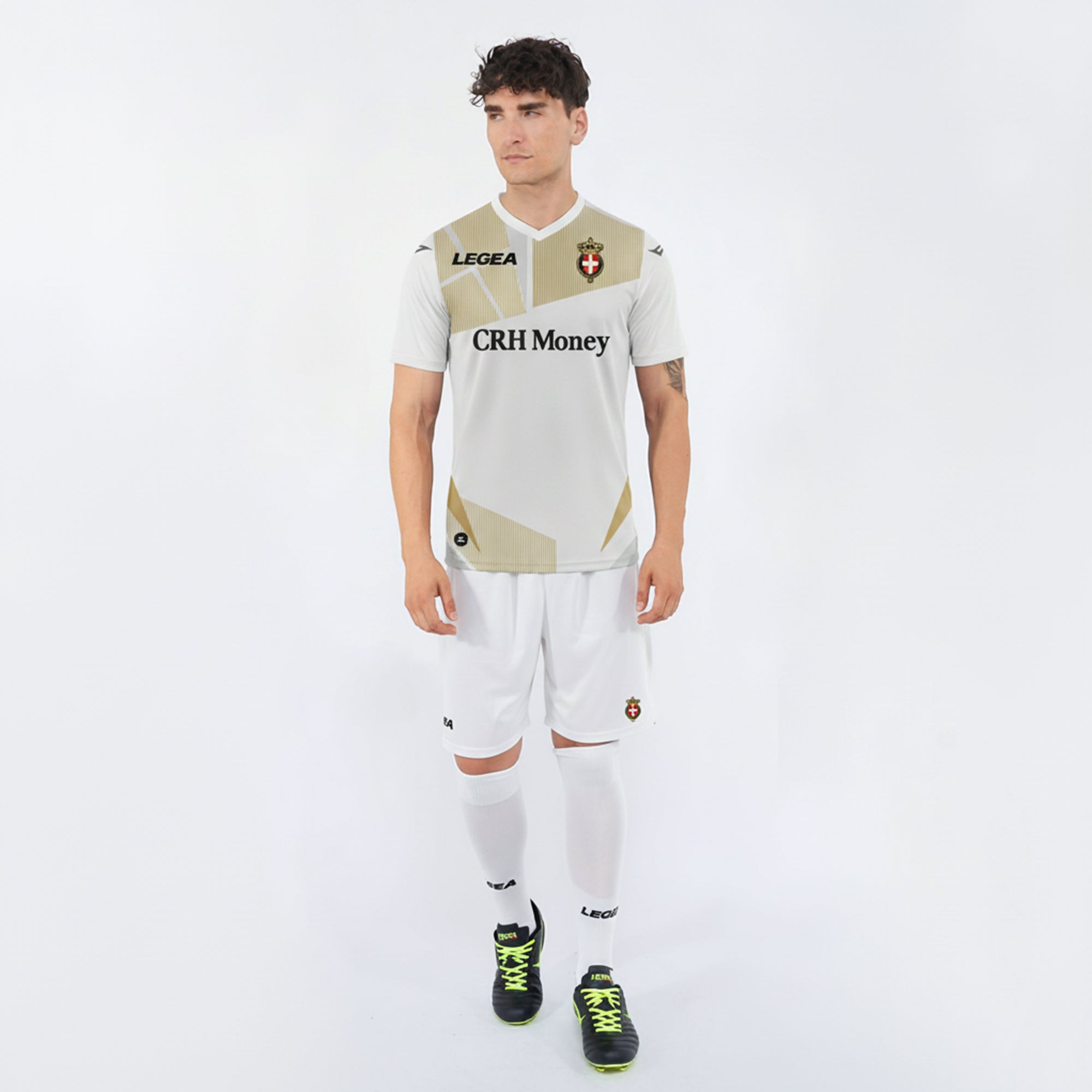 Ensemble Maillot + Short Spécial FAN Savoia 1908 - blanc or
