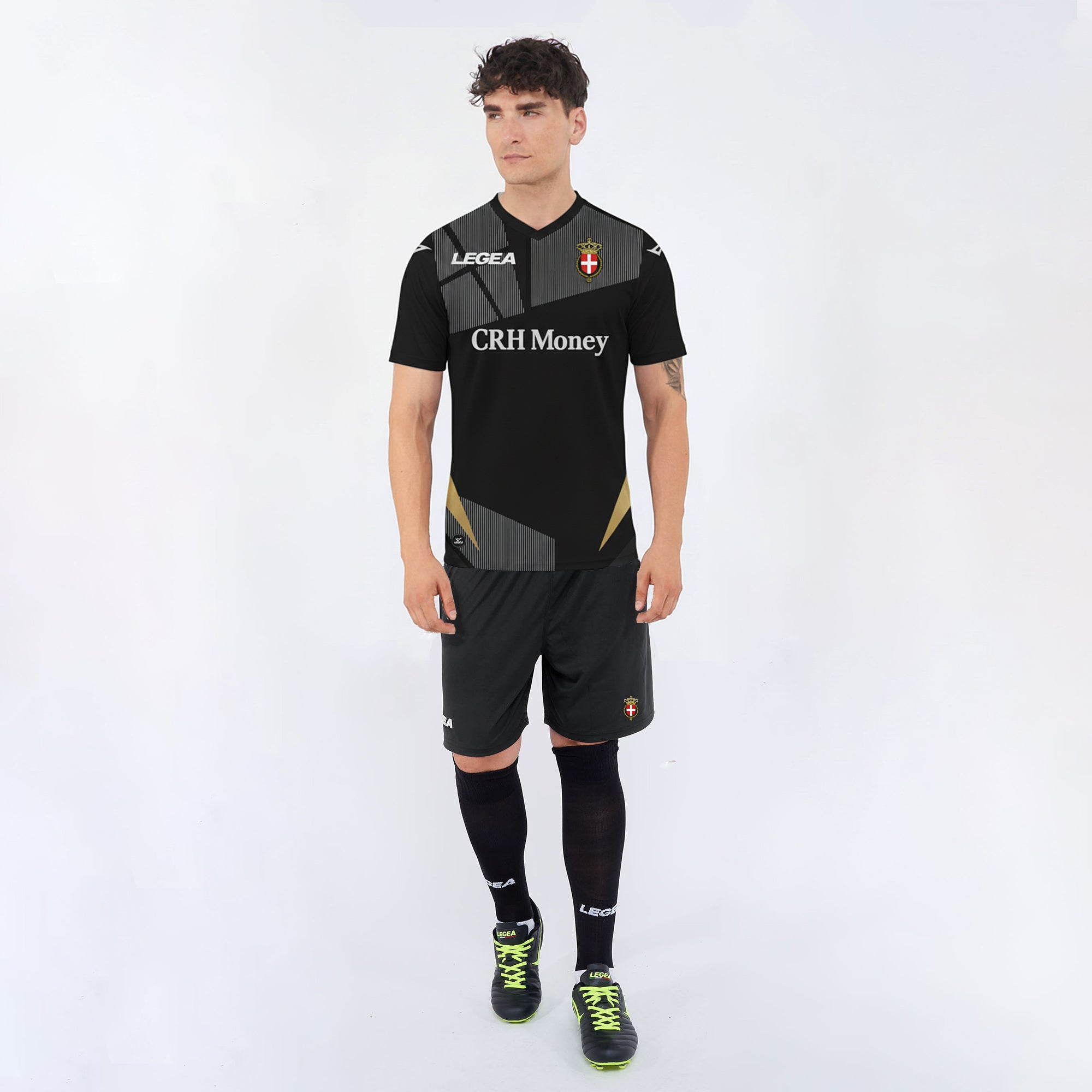 Ensemble Maillot + Short Spécial FAN Savoia 1908 - noir et jaune