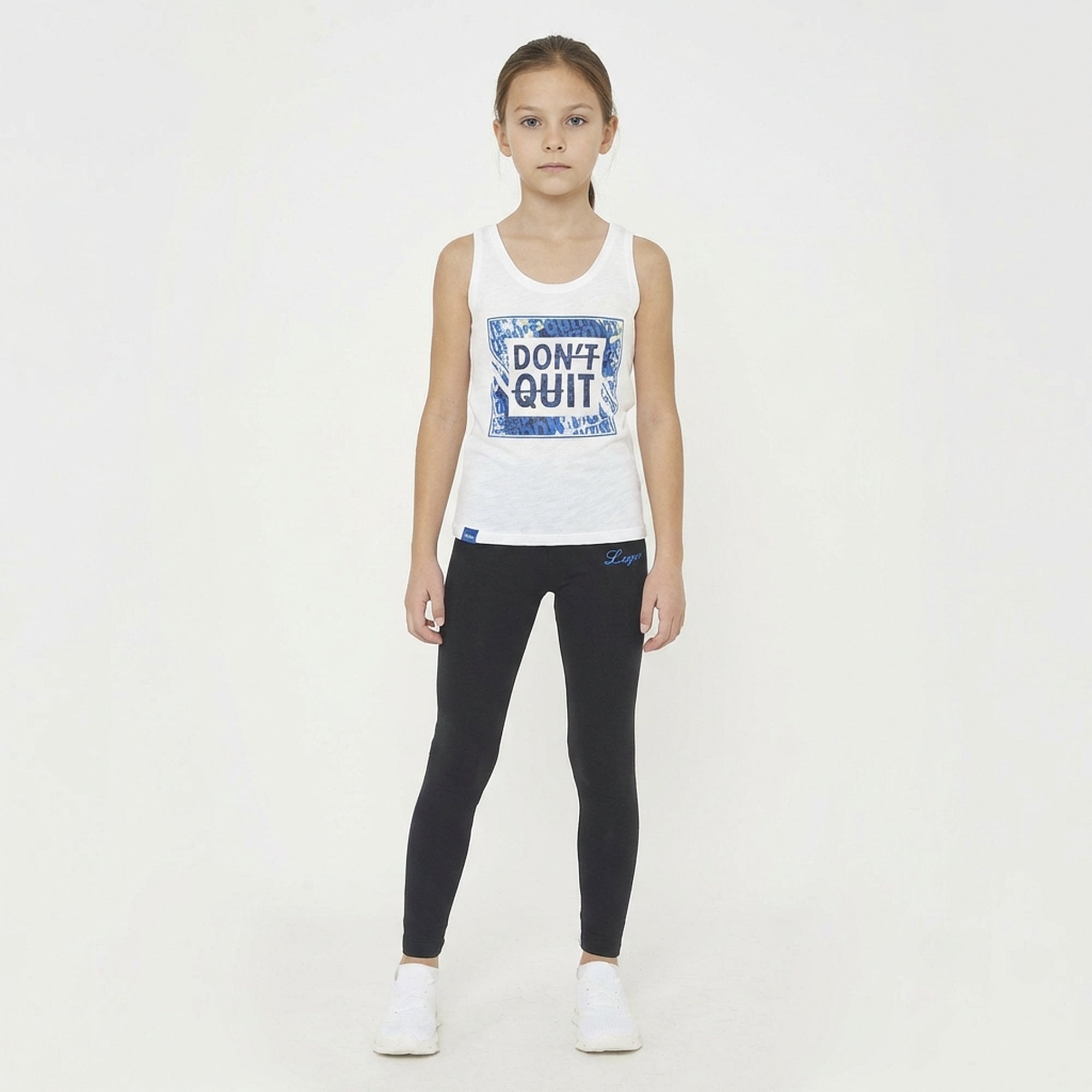 Conjunto deportivo de camiseta de tirantes de algodón EDENIS