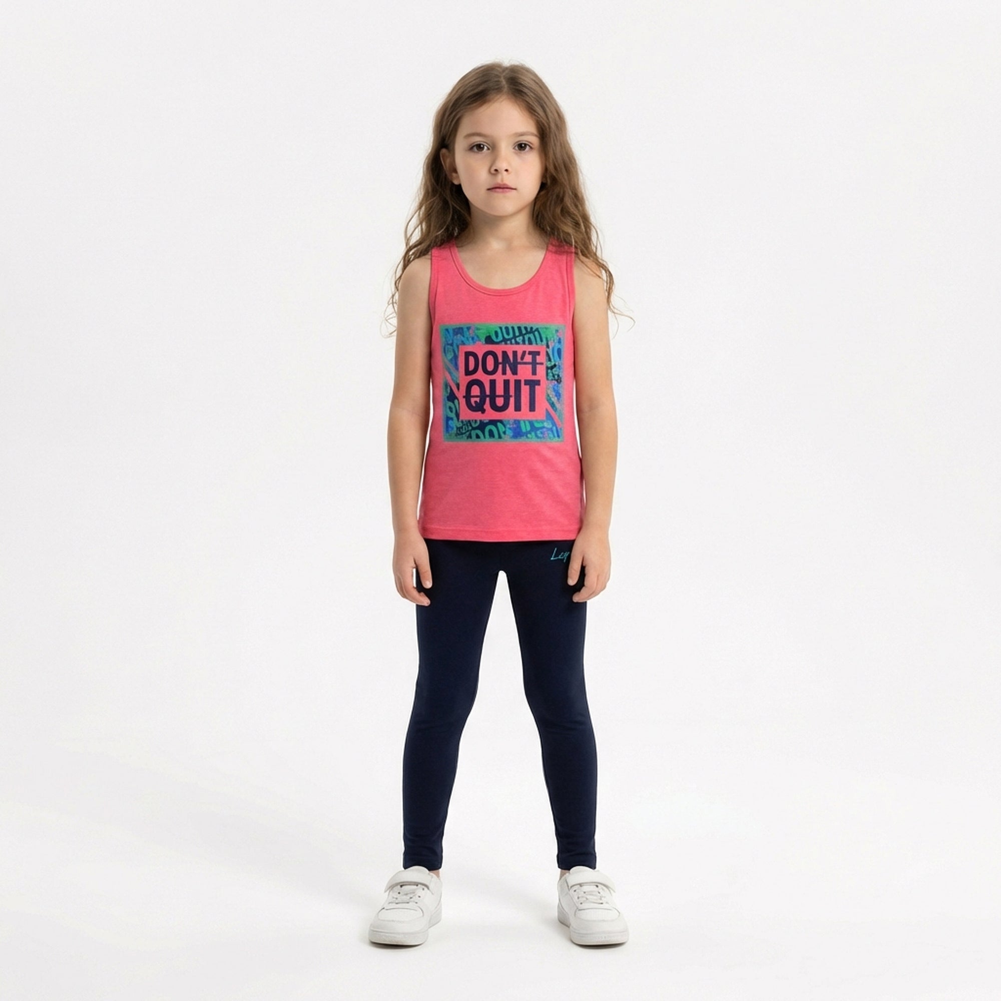 Conjunto deportivo de camiseta de tirantes de algodón EDENIS