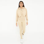 Giacca crop in cotone con zip e cappuccio Trixy