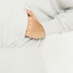 Giacca crop in cotone con zip e cappuccio Trixy