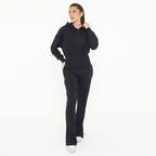 Giacca crop in cotone con zip e cappuccio Trixy