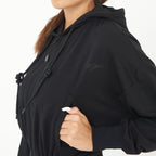 Giacca crop in cotone con zip e cappuccio Trixy
