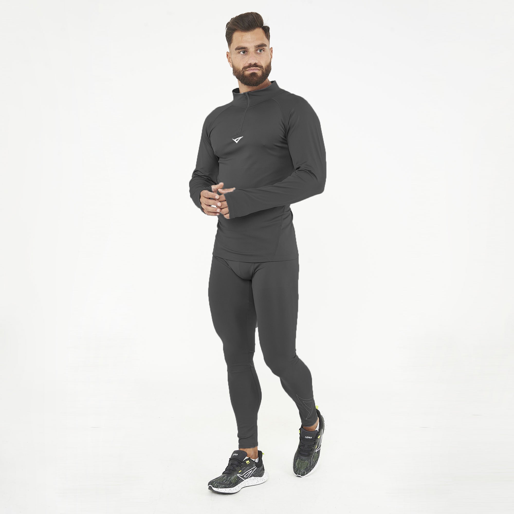 Maillot thermique d'entraînement à demi-zip Ironboy Turbo