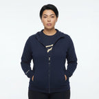 Sweat à capuche et zip Adara - oversize