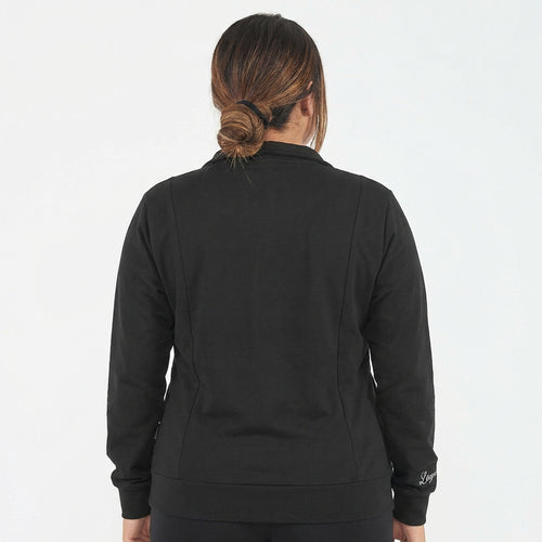 Felpa con zip e cappuccio Adara - Nero - 4XL - oversize