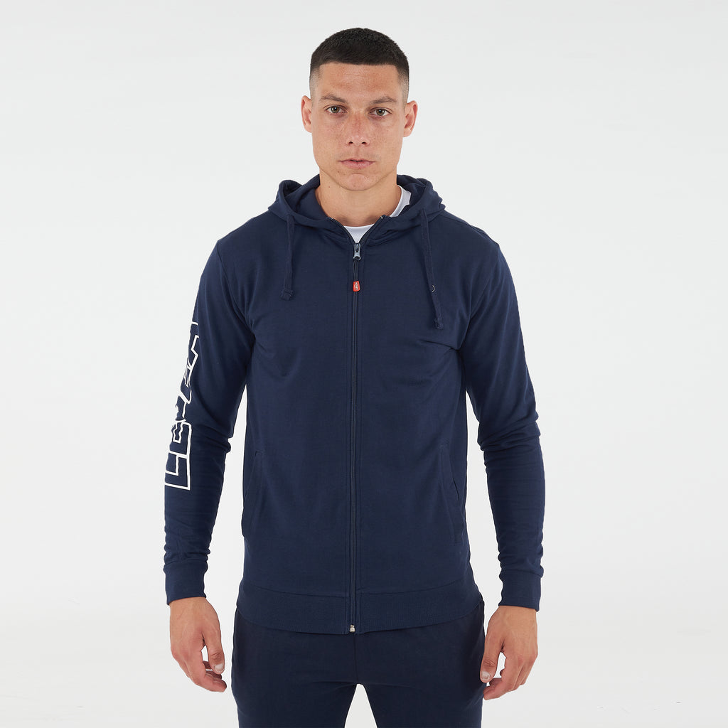 Chaqueta con capucha y cremallera Bulino
