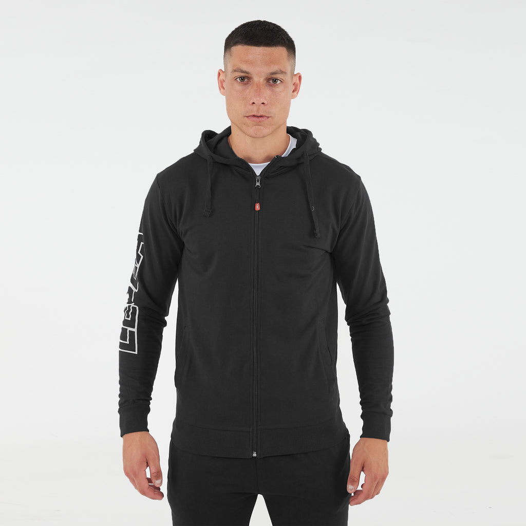Giacca con cappuccio e zip Bulino