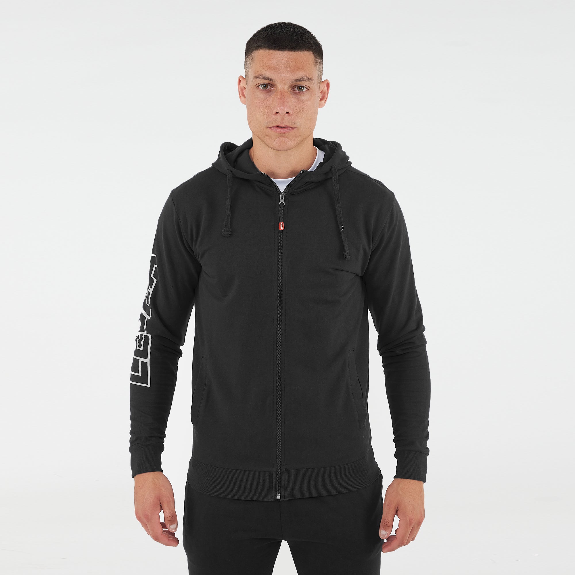 Chaqueta con capucha y cremallera Bulino