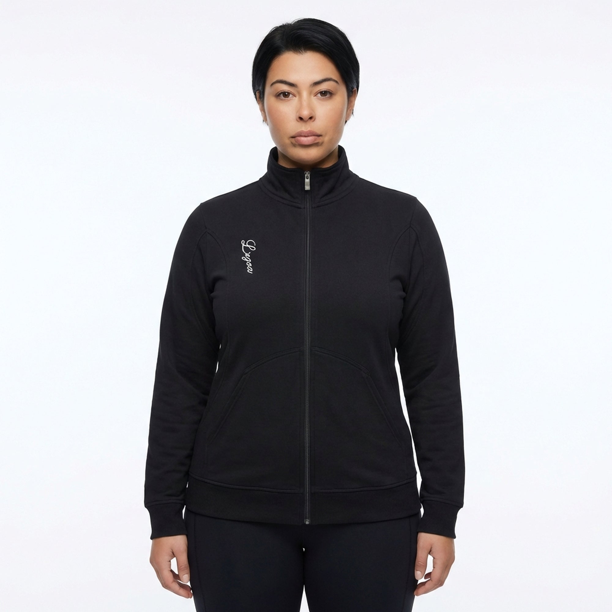 Felpa con zip in cotone Karida - oversize