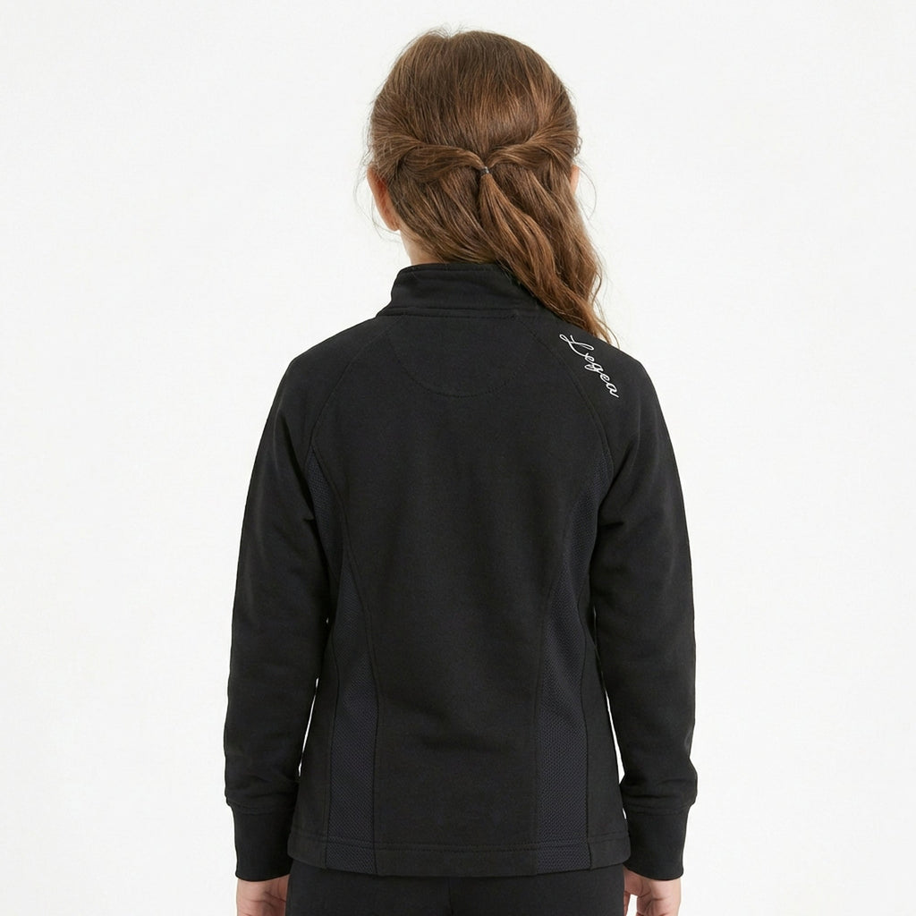 Dafne slim fit katoen hoodie met rits
