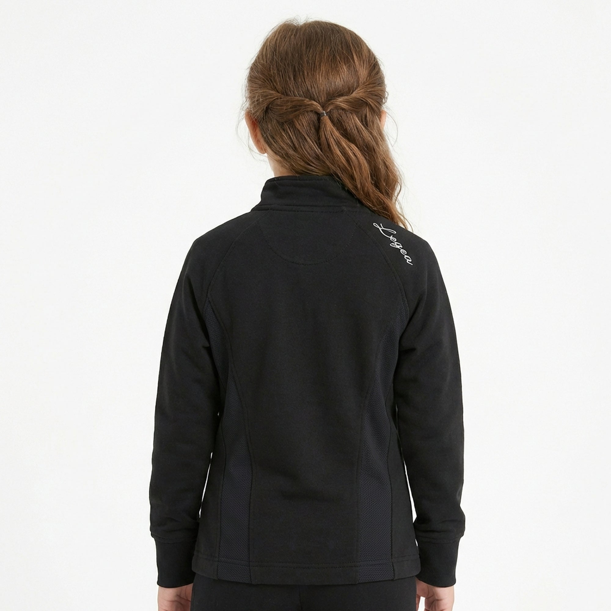 Dafne slim fit katoen hoodie met rits