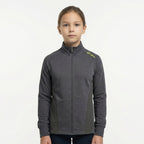 Felpa slim in cotone con zip Dafne