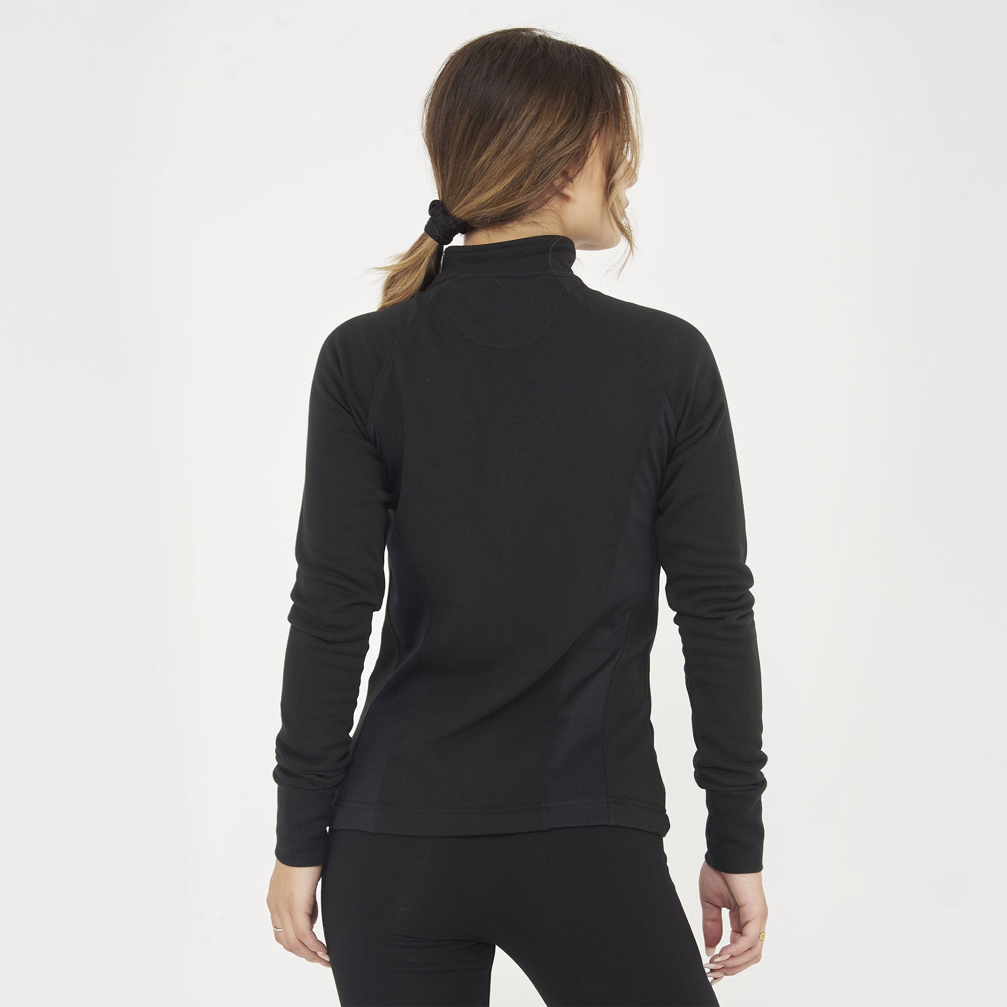 Dafne slim fit katoen hoodie met rits