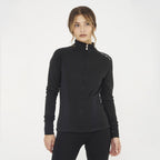 Dafne slim fit katoen hoodie met rits
